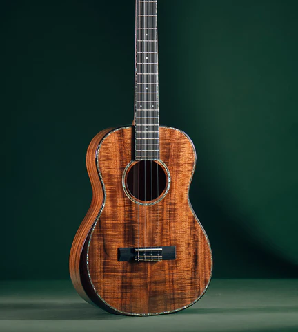 This limited Kala 20th Anniversary model uses Solid Hawaiian Koa as a tonewood beautiful sound and look