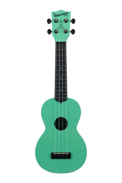 Soprano Waterman Ukulele, Sea Foam Green